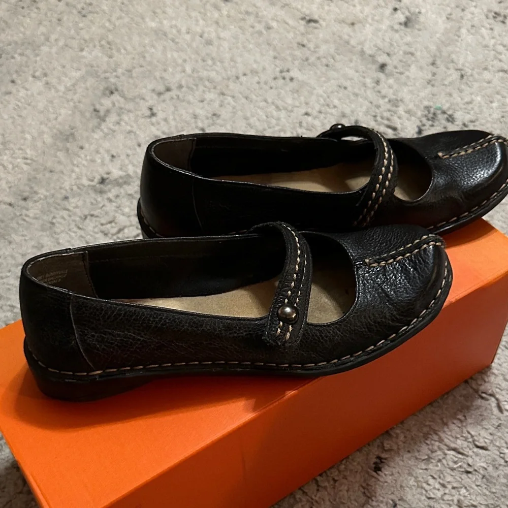 Naturalizer Black Leather Dress Mary Jane Women’s Shoes Size 6 1/2 M - Picture 4 of 6